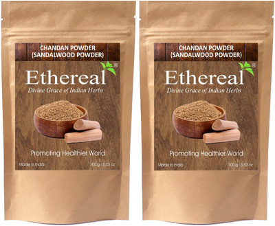 Ethereal Sandalwood (Chandan) Powder For Glowing Skin & DIY Face Packs(100 g)