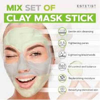 Luipui best ph balanced green tea face mask mud pack of 1(40 g)