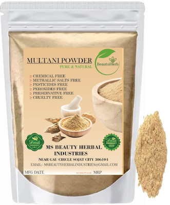 Beautoherb pure Natural Multani mitti Powder for face pack glow(400 g)