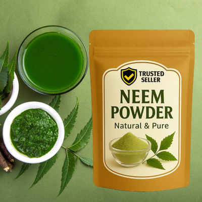ShakalyaVeda Pure Neem Powder 100gm – Natural Skin & Hair Care Herbal Powder for Glowing Skin(100 g)