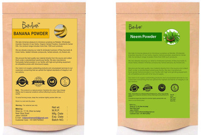 BIndian Banana Powder & Neem Leaf Powder Pack of 2(50 g)