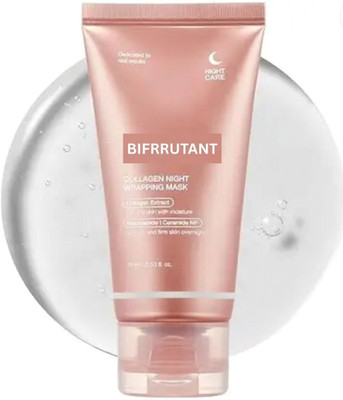 BIFRRUTANT Collagen Night Mask for Glowing Radiant Skin Overnight(75 ml)