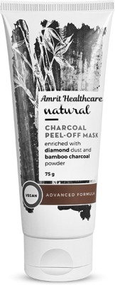 Amrit Healthcare Natural Charcoal Peel-Off Mask (detoxifying and skin-brightening formula)(75 g)