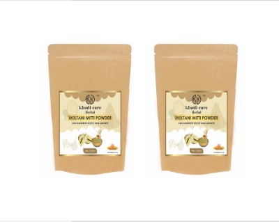 khadi care Herbal Multani Mitti Powder (Pack of 2)(200 g)