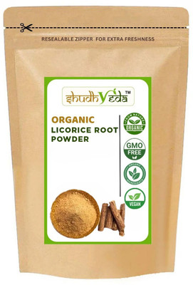 Shudhveda Liquorice/Mulethi Powder Licorice Root for Skin Glow, Tan & Hair Fall(350 g)