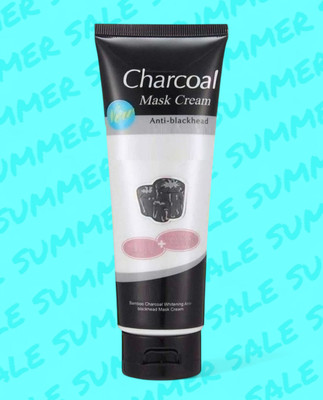 Deeparth Charcoal Face Mask for Acne-Prone and Oily Skin Peel Off Mask (AZ1594A48)(130 g)