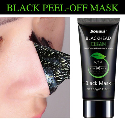 Sonavi Charcoal Peel-Off Mask for Acne and Blackheads | Peel Off Mask(60 g)