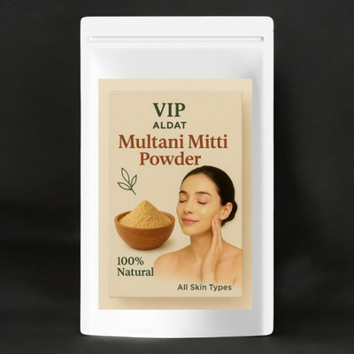VIP ALDAT Multani Floral Glow Face Pack with Tulsi and Chandan Ayurvedic Oils(450 g)