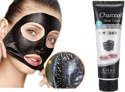 GABBU Activated Charcoal Peel off Mask For Men Enriched With Vitamin-E(130 ml)