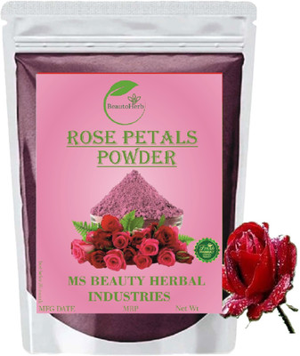 Beautoherb Natural Rose Powder for face pack Glowing Skin(400 g)