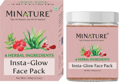 mi nature Insta Glow Face Pack| Face care| Glowing Skin|100 g(0.1 g)