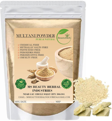 Beautoherb pure Natural Multani mitti Powder for face pack new(100 g)