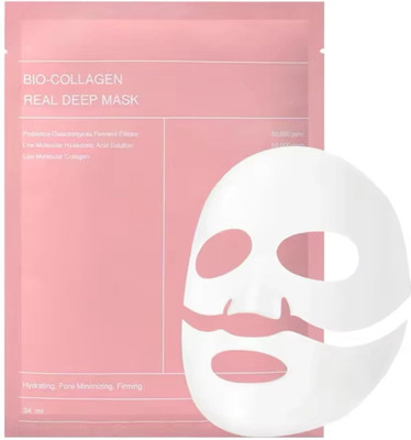BEAUTYATH PACK OF 1 Bio-Collagen Real Deep Mask, Hydrating Overnight Hydrogel Mask,(34 g)