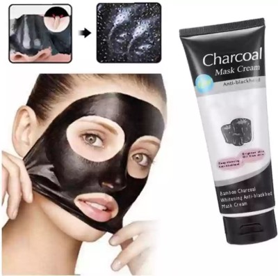 DYSOKAYO Charcoal Peel off Face Mask | Face Pack for DeTan & Blackhead Removal(130 ml)