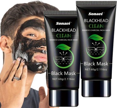 Sonavi Anti-Acne Deep Cleansing Blackhead Remover Charcoal Peel Off Mask(120 g)