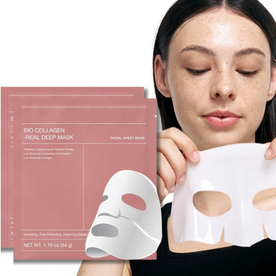 VIVAGLO Bio-Collagen Overnight Korean Glass Skin Hydrogel Face Mask Deep Hydration 34ml(34 g)