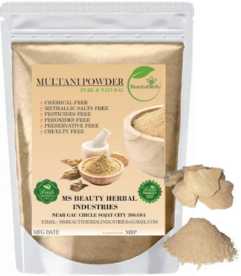 Beautoherb pure Natural Multani mitti Powder for face pack Smoothing(100 g)