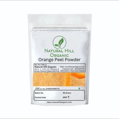 NATURAL HILL ORGANIC Orange Peel Powder-150g-Get salon-like glow at home-No Mixing(150 g)