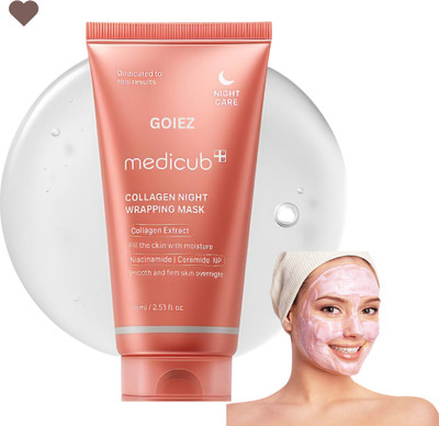 GOIEZ Medicube Collagen Night Wrapping Peel Off Mask For Moisture Boost (75ml)(75 ml)