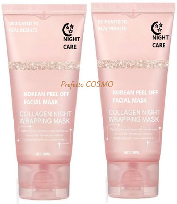 Prefetto COSMO Collagen Peel Off Mask Set of 2 for Deep Skin Hydration(200 ml)