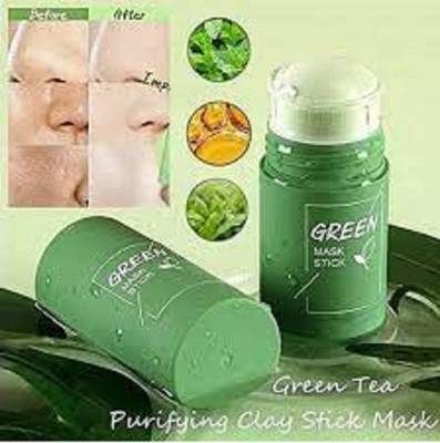 Luipui best green tea clay mud face stick for blackhead remove(40 g)