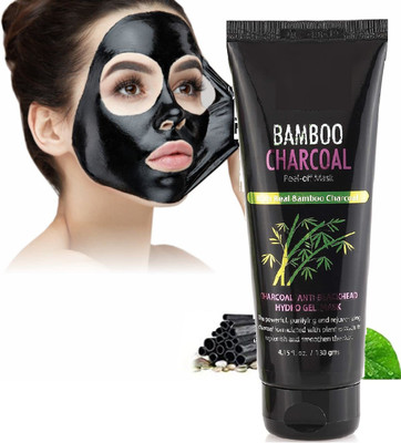 luzimaisa Blackhead Charcoal Black Peel Off Mask Anti pollution mask black head removal(130 g)
