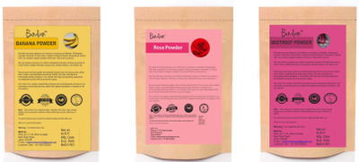 BIndian BananaPowder RosePowder Beet RootPowder 50 gm Each(150 g)