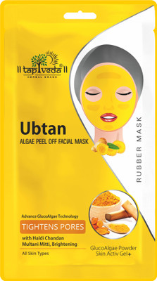 tapveda Ubtan GlucoAlgae Peel Off Mask For Remove Tan & Cleanse Deeply(90 ml)