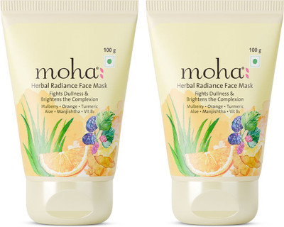 Moha Herbal Radiance Face Mask pack of 2(100 g)