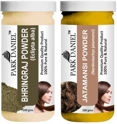 PARK DANIEL Pure & Natural Bhringraj Powder & Jatamansi Powder Combo Pack(200 ml)