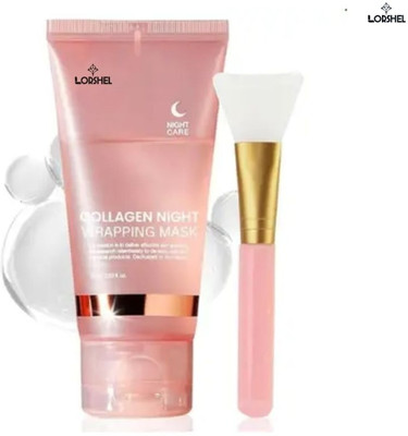 LORSHEL collagen night wrapping mask for Improving Skin Texture Trending Orignal(75 ml)