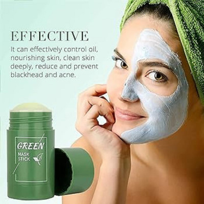 Jiwoo Green Tea Mask Stick Blackhead Remover with Green Tea Extract(40 g)