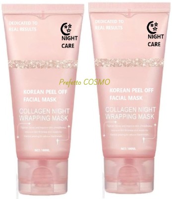 Prefetto COSMO Collagen Peel Off Mask Set of 2 for Pore Minimization(200 ml)