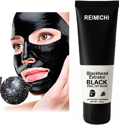 REIMICHI Women Activated Charcoal Peel Off Mask For Tan Removal & Deep Cleaning(130 g)