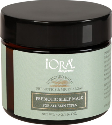 Iora Prebiotic Sleeping Face Mask, Offers Deep Hydration, Glow, Overnight Repair(50 g)
