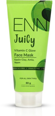 ENN Juicy Vitamin C Face Mask For Glowing Skin With Pure Neem & Amla(60 g)