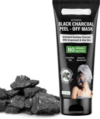 bluset Charcoal Peel Off Mask for Blackhead & Remove Impurities for Men & Women(100 ml)