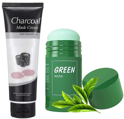 EVERERIN Deep Cleansing Face Mask Combo For Deep Cleansing, Oil Control & Clear Skin(170 g)