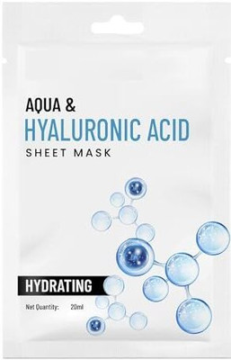 muphin trading company Hydrating Face Sheet Mask -For Dry Skin | [PACK OF-6](0.2 g)