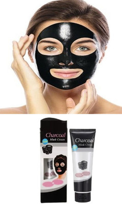 NADJA All skin type charcoal tube face mask fo deep cleansing(130 ml)
