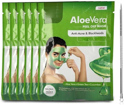 ADJD Best Aloe Vera Peel Off Mask With Aloe Vera Extract For Deep Cleansing(150 ml)