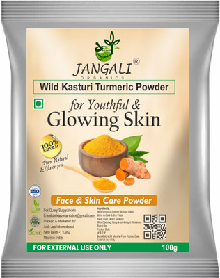 Pure Jangali Organics Kasturi Haldi Face Pack Powder(100 g)