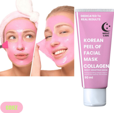 GOIEZ Korean Collagen Peel-off Mask For Deep Firming – Restores Skin’s Elasticity.(90 ml)