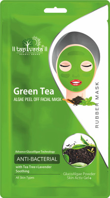 tapveda Green Tea GlucoAlgae Peel Off Mask For Dead Cell Removal & Youthful Glow(90 ml)