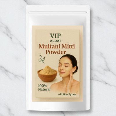 VIP ALDAT Multani Mitti – Herbal Smooth & Oil-Free Skin Pack(400 g)