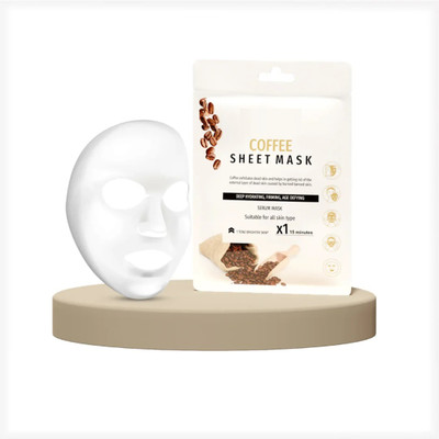 manasona COFFEE SHEET MASK FOR DEEP HYDRATING SERUM MASK(20 g)