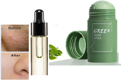 Jiwoo best face serum and greenstick mud mask(120 g)