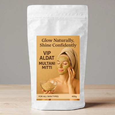 VIP ALDAT Herbal Multani Mitti for Glowing Complexion(450 g)