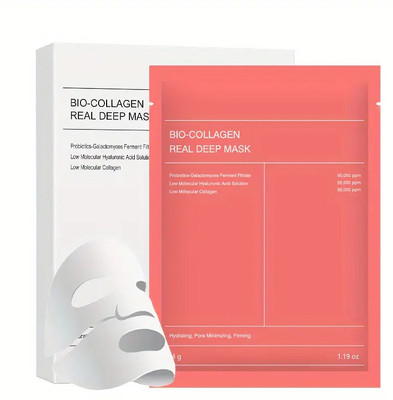 fezora Bio-Collagen Beauty Real Deep Mask - Hydrating Overnight Solution Mask(34 g)