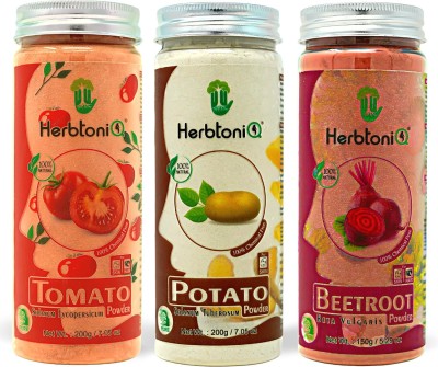 HerbtoniQ Tomato Powder, Potato Powder And Beetroot Powder For Face Pack(550 g)